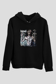 Behemoth Baskılı Unisex Siyah Hoodie