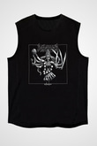 Behemoth Baskılı Unisex Siyah Kolsuz Tişört