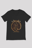 Behemoth Baskılı Unisex Siyah V Yaka Tişört