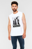 Behemoth Beyaz Unisex Kolsuz Tişört