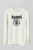Behemoth Beyaz Unisex Sweatshirt
