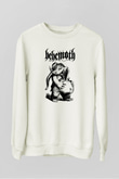 Behemoth Beyaz Unisex Sweatshirt