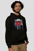 Behemoth Siyah Unisex Kapüşonlu Sweatshirt