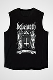 Behemoth Siyah Unisex Kolsuz Tişört