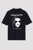 Behemoth Siyah Unisex Oversize Tişört T-Shirt