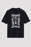 Behemoth Siyah Unisex Oversize Tişört T-Shirt