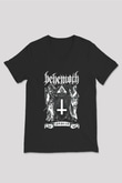 Behemoth Siyah Unisex V Yaka Tişört T-Shirt