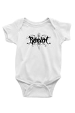 Behexen Baskılı Beyaz Unisex Bebek Body - Zıbın