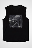 Being as an Ocean Baskılı Unisex Siyah Kolsuz Tişört