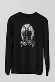 Belphegor Baskılı Unisex Siyah Sweatshirt