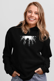 Belzebubs Baskılı Unisex Siyah Kapüşonlu Sweatshirt