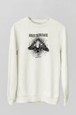 Beneath the Massacre Baskılı Unisex Beyaz Sweatshirt