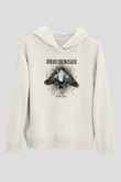 Beneath the Massacre Baskılı Unisex Beyaz Hoodie