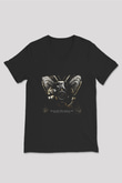 Beneath the Massacre Baskılı Unisex Siyah V Yaka Tişört