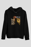 Beneath the Massacre Baskılı Unisex Siyah Hoodie