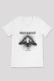 Beneath the Massacre Beyaz Unisex V Yaka Tişört
