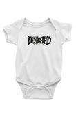 Benighted Baskılı Beyaz Unisex Bebek Body - Zıbın