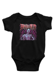 Benighted Baskılı Unisex Siyah Bebek Body - Zıbın
