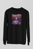 Benighted Baskılı Unisex Siyah Sweatshirt