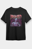 Benighted Baskılı Unisex Siyah Tişört - Tshirt