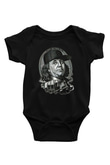 Benjamin Franklin Siyah Bebek Body - Zıbın