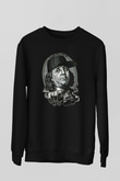 Benjamin Franklin Siyah Unisex Sweatshirt
