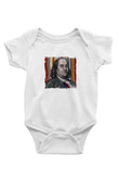 Benjamin Franklin Unisex Baskılı Beyaz Bebek Body - Zıbın