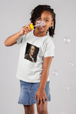 Benjamin Franklin Unisex Baskılı Beyaz Çocuk Tişört