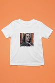 Benjamin Franklin Unisex Baskılı Beyaz Çocuk Tişört