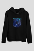 Benny Benassi Baskılı Unisex Siyah Hoodie
