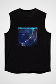 Benny Benassi Baskılı Unisex Siyah Kolsuz Tişört