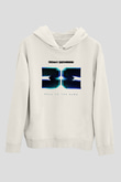 Benny Benassi Beyaz Unisex Kapşonlu Sweatshirt