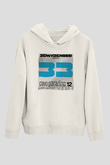Benny Benassi Beyaz Unisex Kapüşonlu Sweatshirt