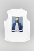 Benny Benassi Beyaz Unisex Kolsuz Tişört
