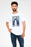Benny Benassi Beyaz Unisex Tişört T-Shirt - TişörtFabrikası