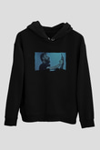 Benny Benassi Siyah Unisex Kapüşonlu Sweatshirt
