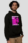 Benny Benassi Siyah Unisex Kapüşonlu Sweatshirt