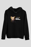 Benny Benassi Siyah Unisex Kapüşonlu Sweatshirt