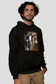 Benny Benassi Siyah Unisex Kapüşonlu Sweatshirt
