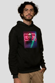 Benny Benassi Siyah Unisex Kapüşonlu Sweatshirt