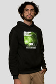 Benny Benassi Siyah Unisex Kapüşonlu Sweatshirt