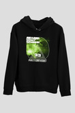 Benny Benassi Siyah Unisex Kapüşonlu Sweatshirt