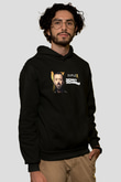 Benny Benassi Siyah Unisex Kapüşonlu Sweatshirt