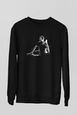 Benny Benassi Siyah Unisex Sweatshirt