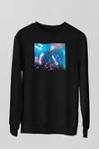 Benny Benassi Siyah Unisex Sweatshirt