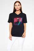 Benny Benassi Siyah Unisex V Yaka Tişört