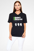 Benny Benassi Siyah Unisex V Yaka Tişört