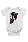 Berber Baskılı Beyaz Unisex Bebek Body - Zıbın