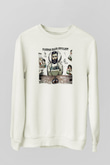 Berber Beyaz Unisex Sweatshirt