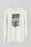Berber Beyaz Unisex Sweatshirt